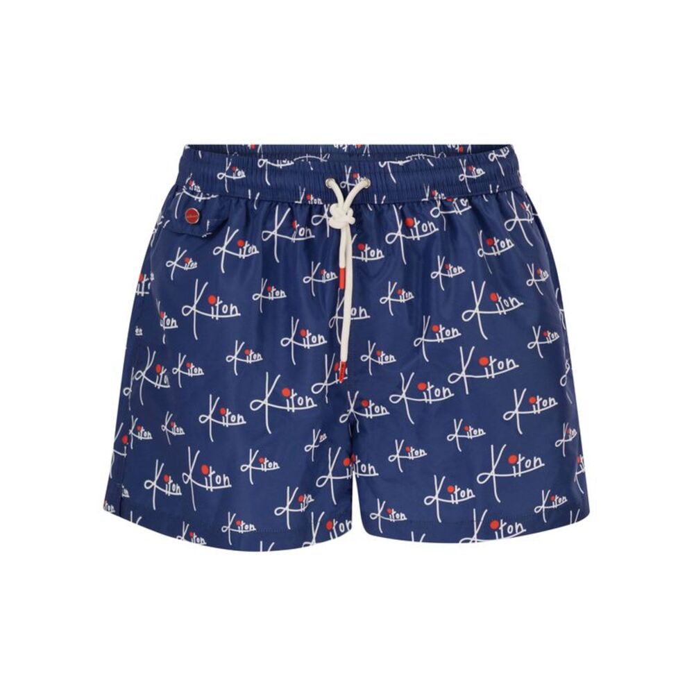 Kiton Men Short Patterned Swim Boxers